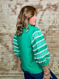 THML Sonya Puff Sleeve Top - FINAL SALE