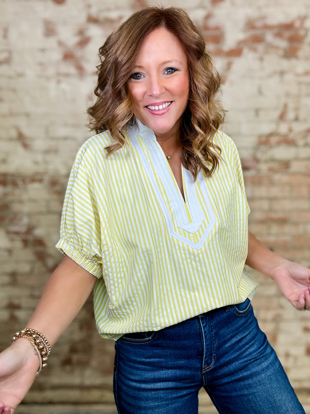 Hazel Striped Top - FINAL SALE