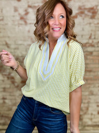 Hazel Striped Top - FINAL SALE