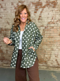 Wendell Polka Dot Shacket