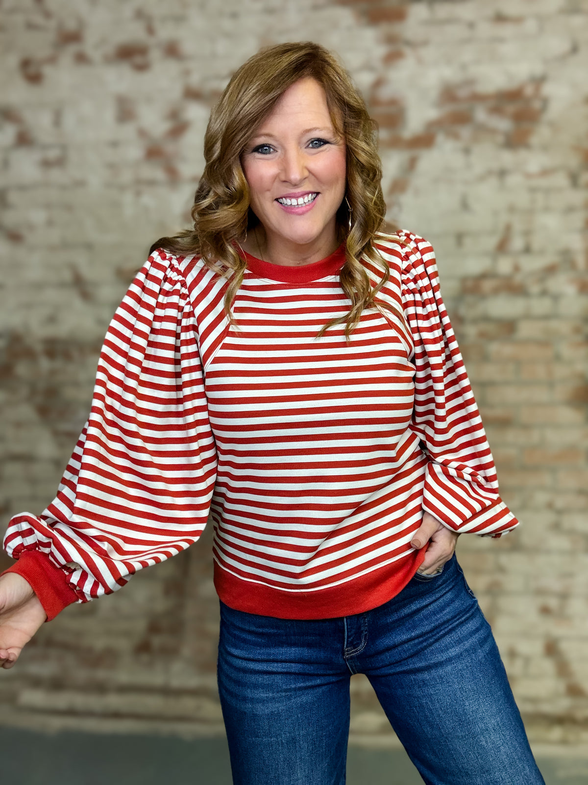 Larson Stripe Top