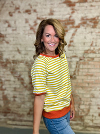 Reese Stripe Casual Top