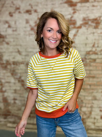 Reese Stripe Casual Top