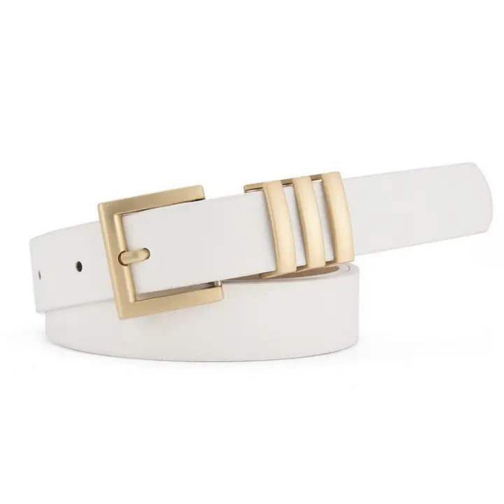 Matt Square Buckle Belt