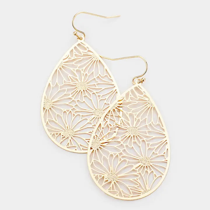 Mitzi Filigree Flower Earrings