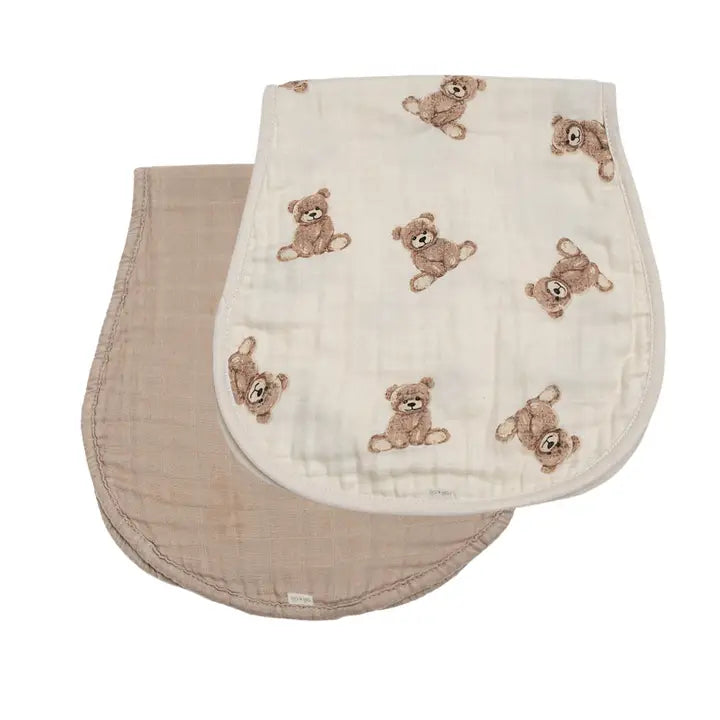 Bamboo Muslin Burp Cloth Set