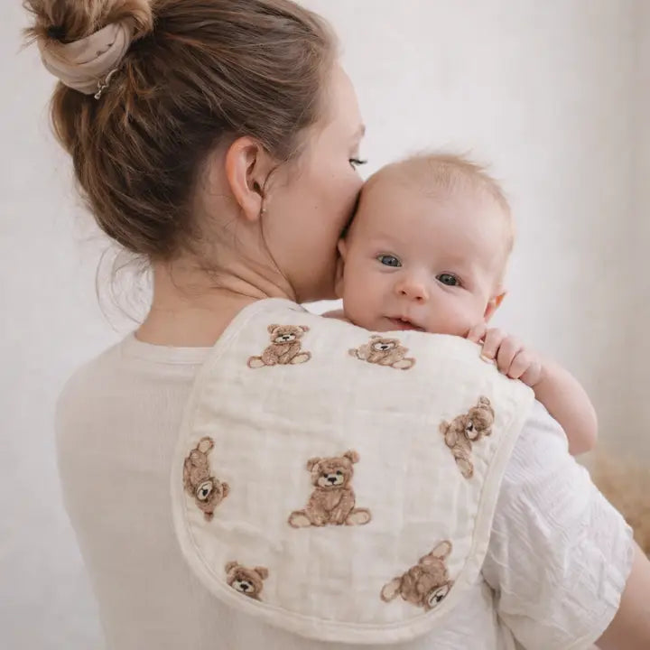 Bamboo Muslin Burp Cloth Set