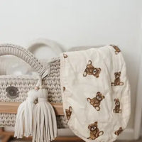 Bamboo Muslin Burp Cloth Set