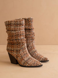 Letty Chai Tweed Boot