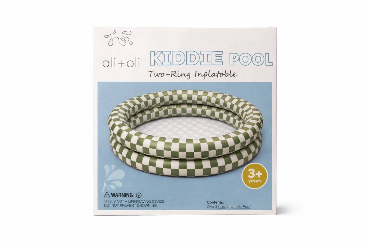 Kiddie Two-Ring Inflatable Pool FINAL SALE