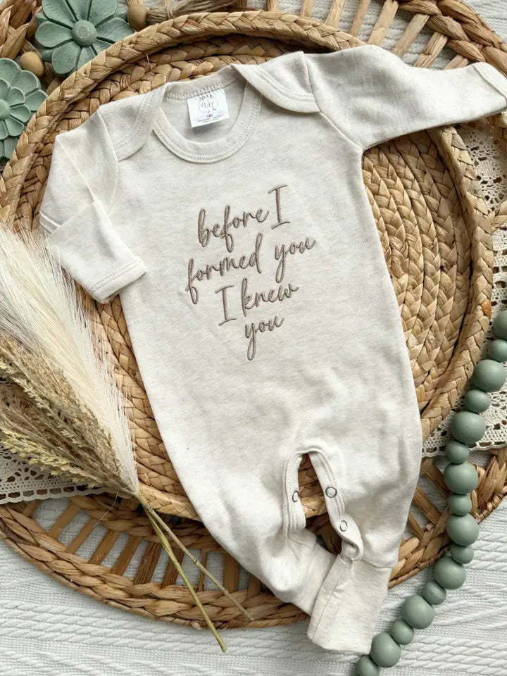 Before I Formed You Romper
