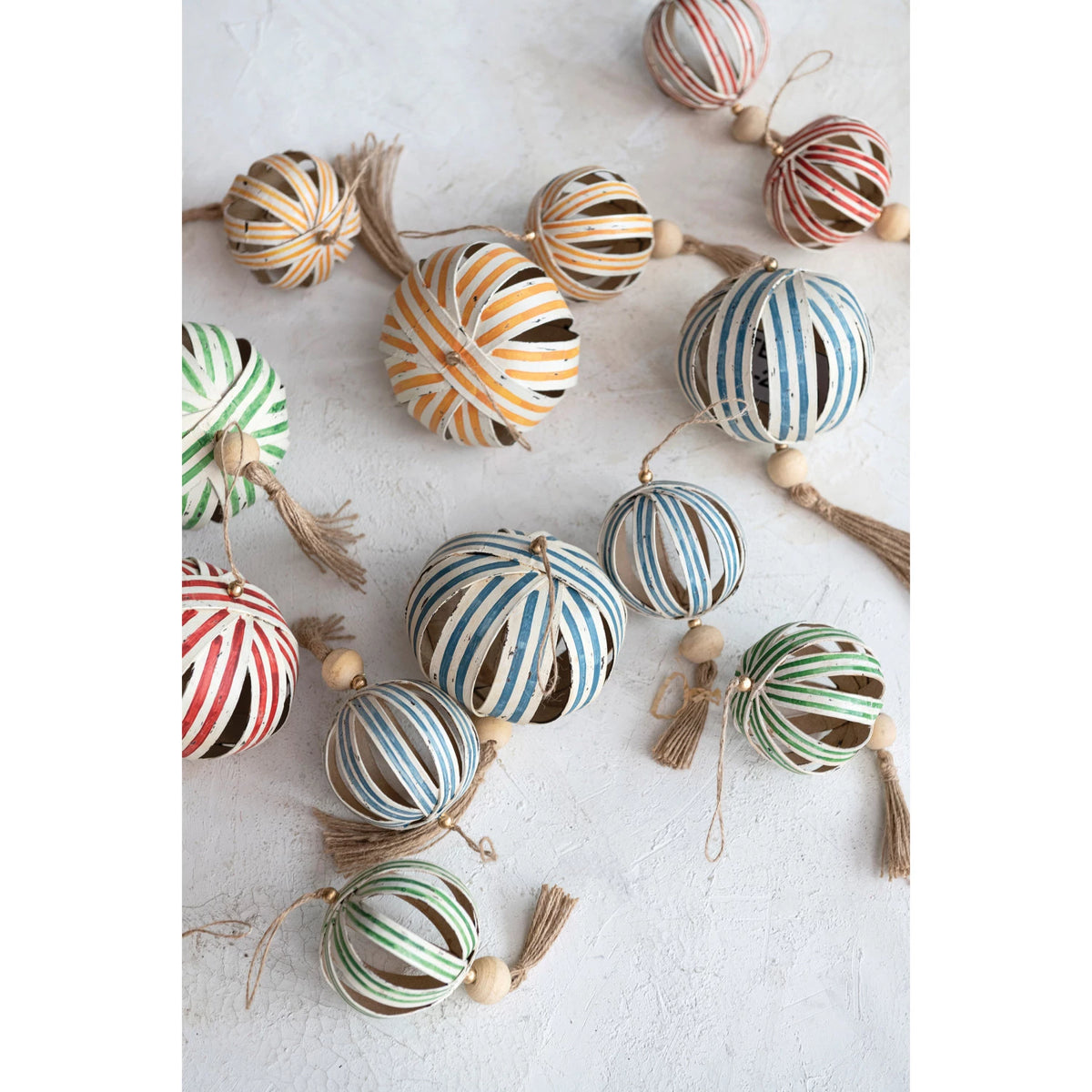 Round Paper Ornaments- FINAL SALE